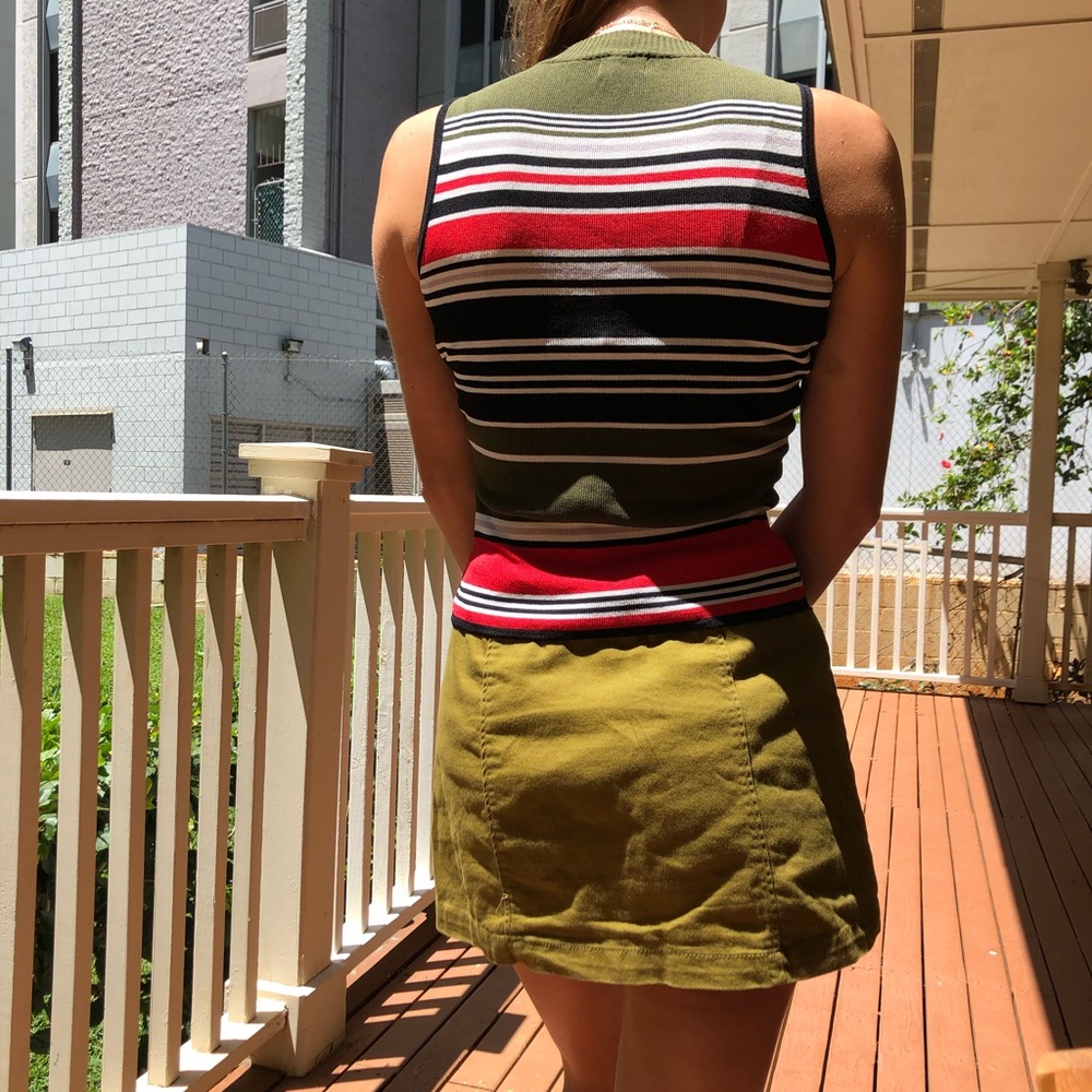 Turtle neck top green - Picture 3 of 3